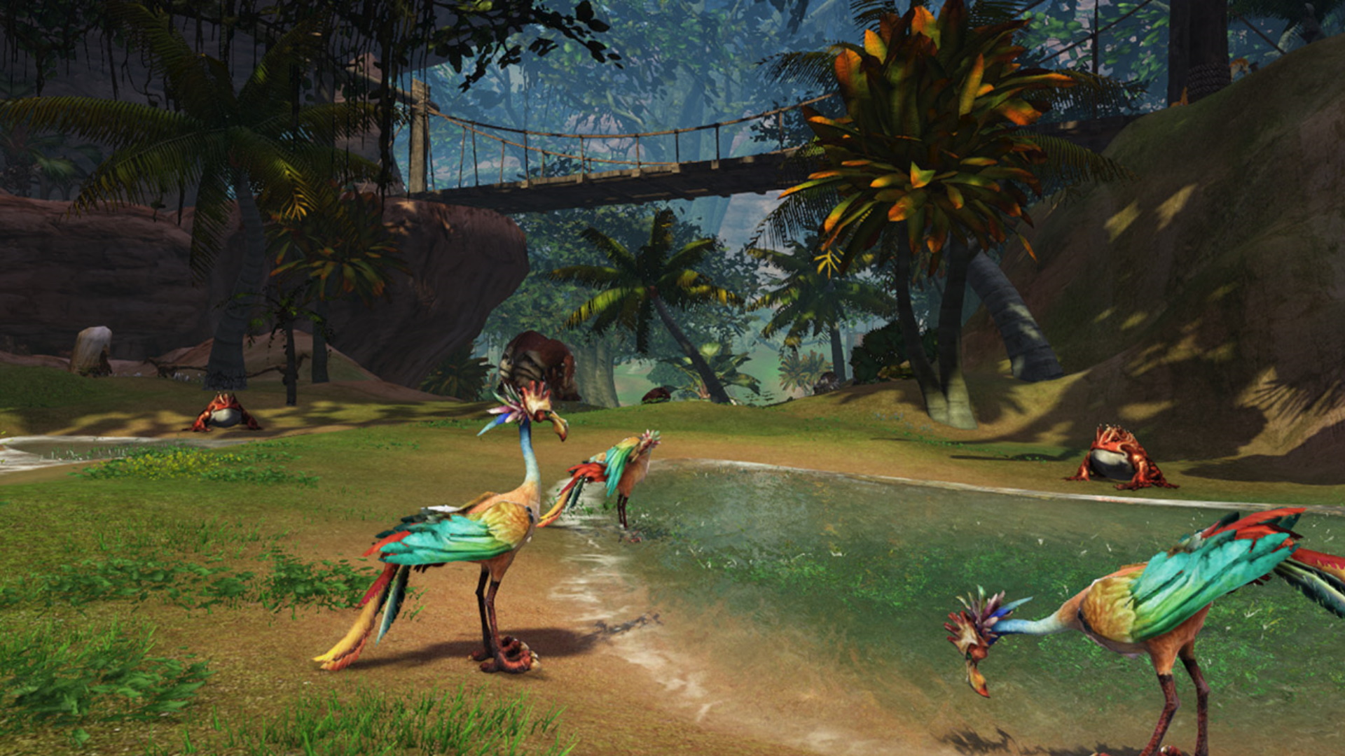 Dragonic Game Gameplay Screenshot Dark Sunset Forest
